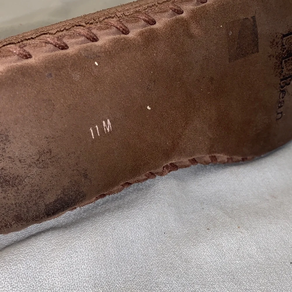L.L. Bean Men's Brown Suede ‘Wicked Good’ Slipper